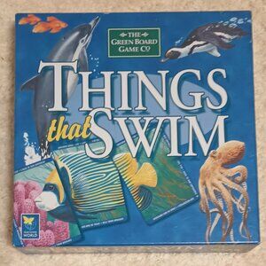 EUC ~ "THINGS THAT SWIM" Game By THE GREEN BOARD COMPANY~ Vintage From 1998